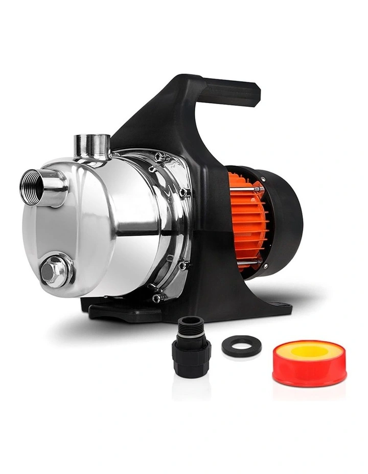 Garden Water Pump 800W in Stainless Steel