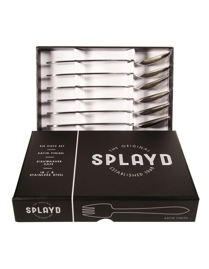 Black Label Stainless Steel Satin 6 Piece Set