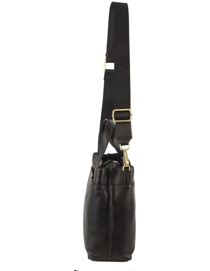 Leather Tote Bag in Black
