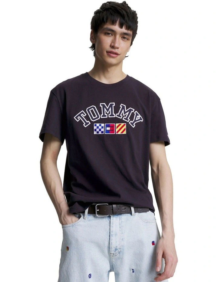Archive Logo Relaxed Fit T-Shirt in Blue