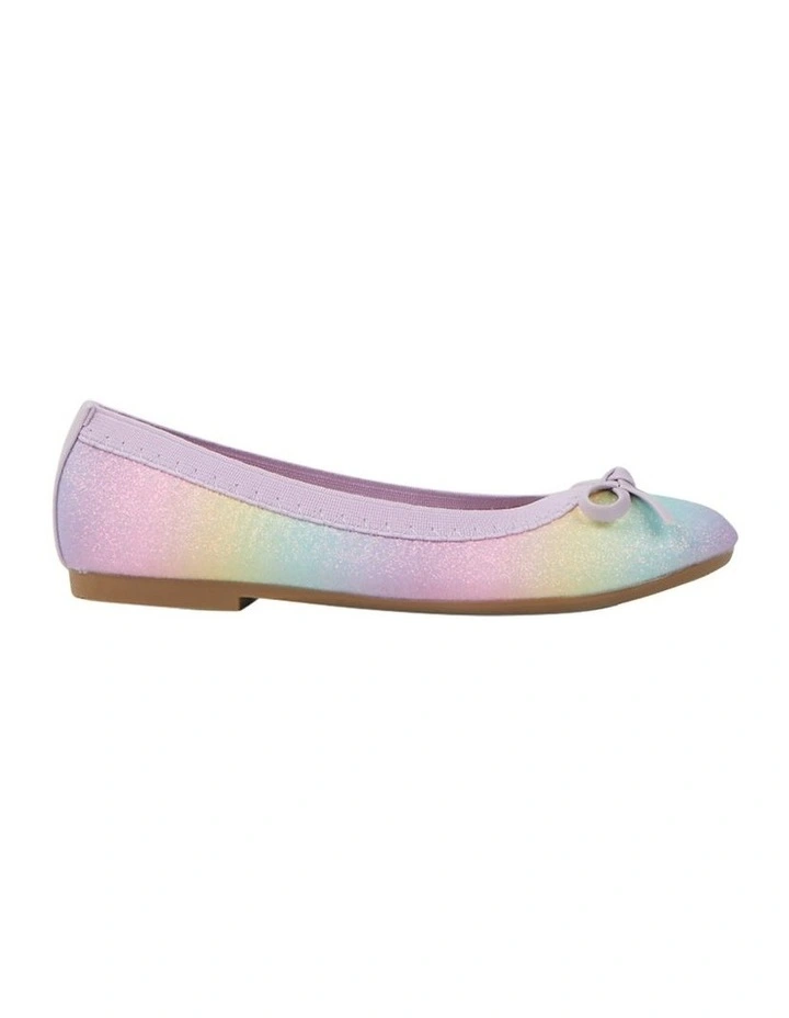 Cherry Glitter Ballet Shoes in Lilac