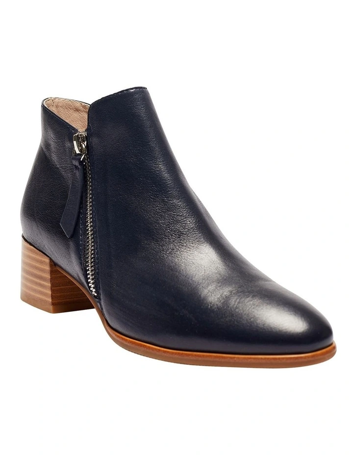 Aaron Navy Glove Boots