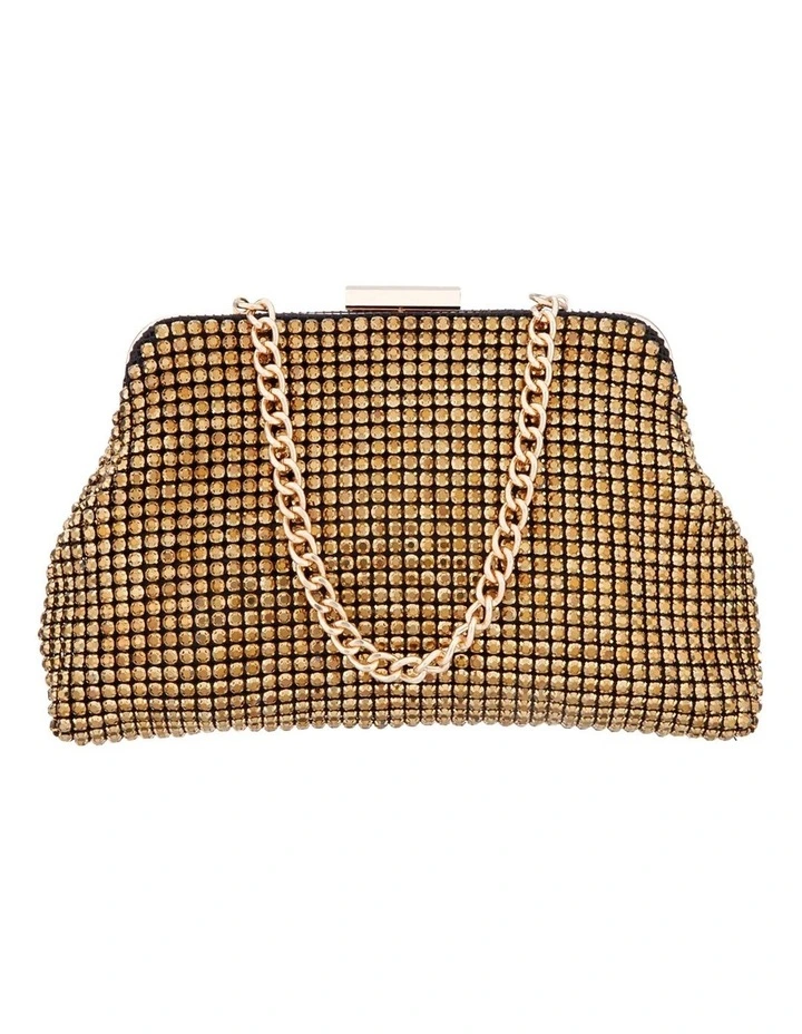 Marilyn Bag in Gold Crystal Mesh