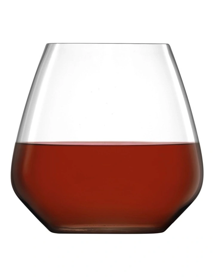 Atelier Stemless Pinot Noir Glass 590ml Set of 6 in Clear