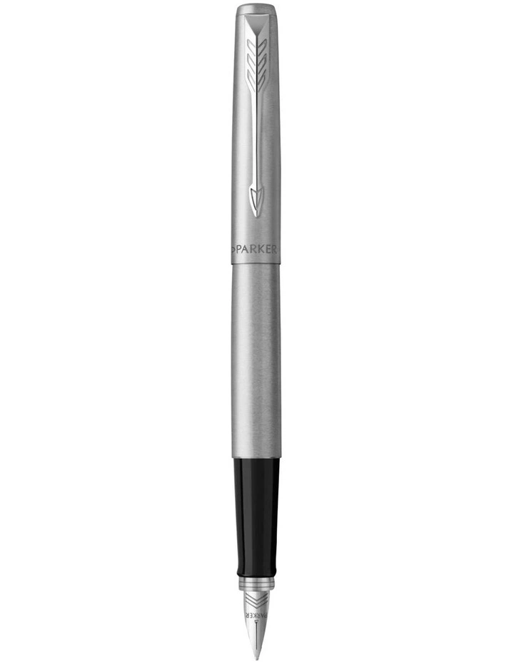 Jotter Chrome Trim Fountain Pen in Stainless Steel