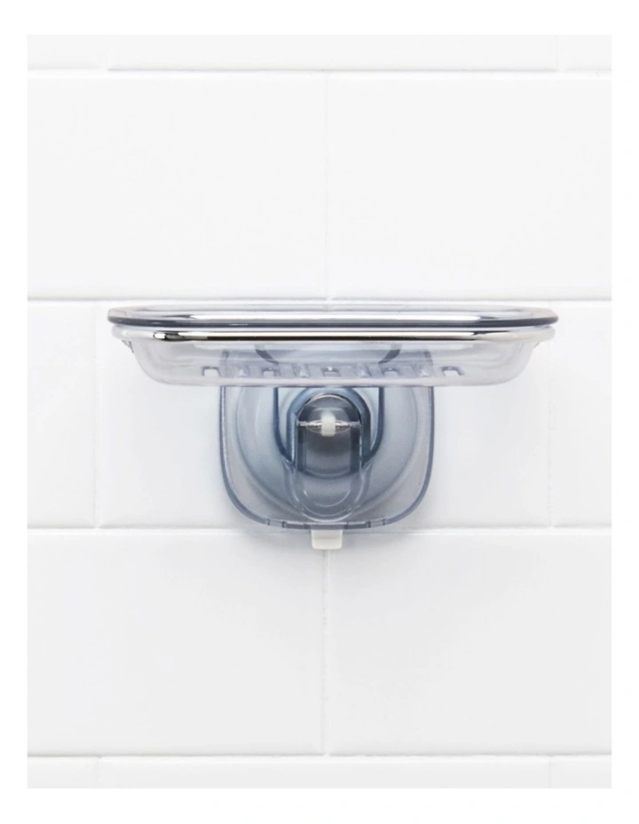 Strong Hold Suction Soap Dish in Clear