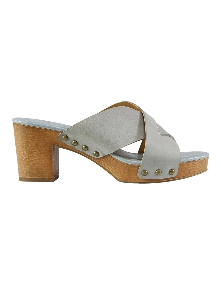Midtown Clog Mule in Grey