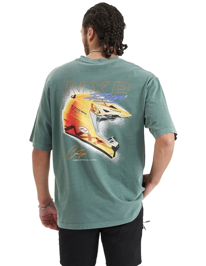 Sandboard Heavy Oversized Tee in Green