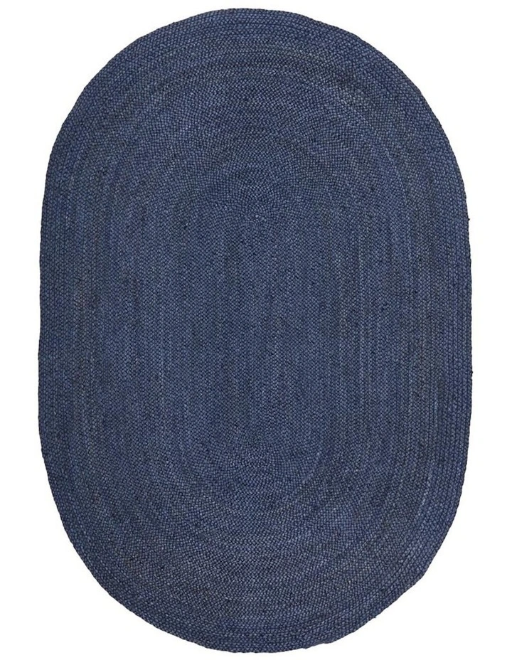 Bondi Oval Rug in Navy