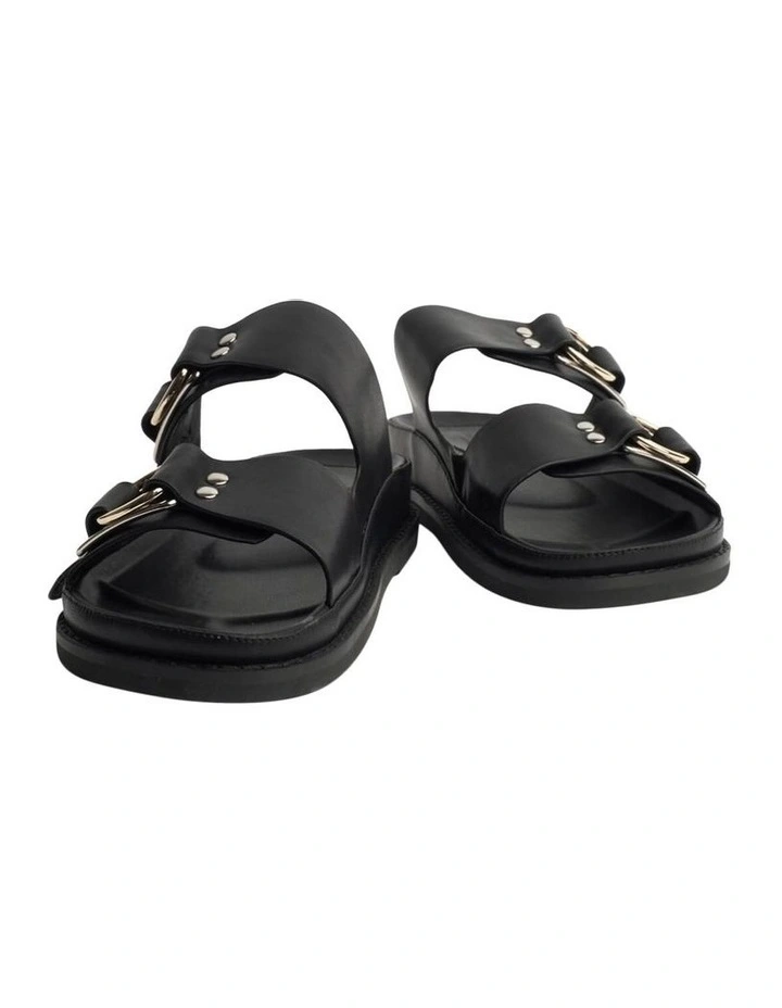 Hunter Black Como Flats