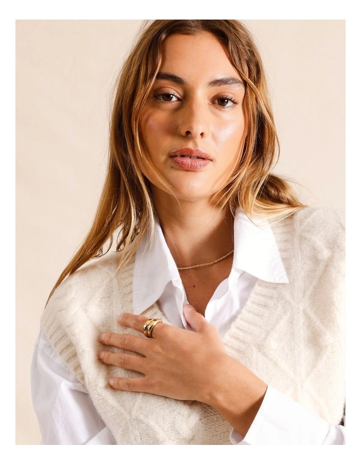 Dome Ring 2pk in Gold