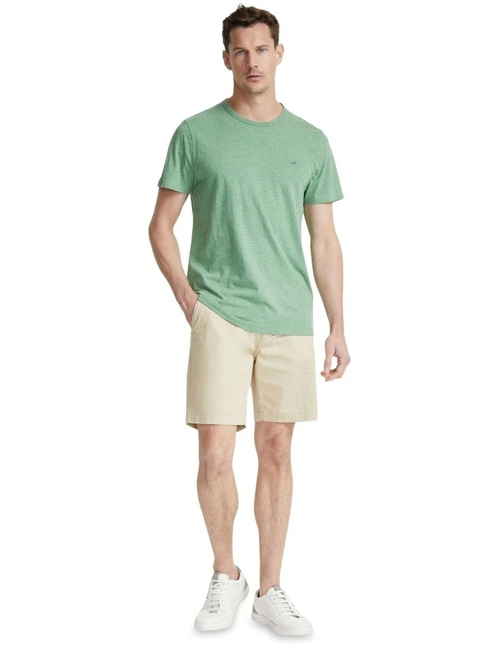 Ben Cotton Crew Neck T-shirt in Green