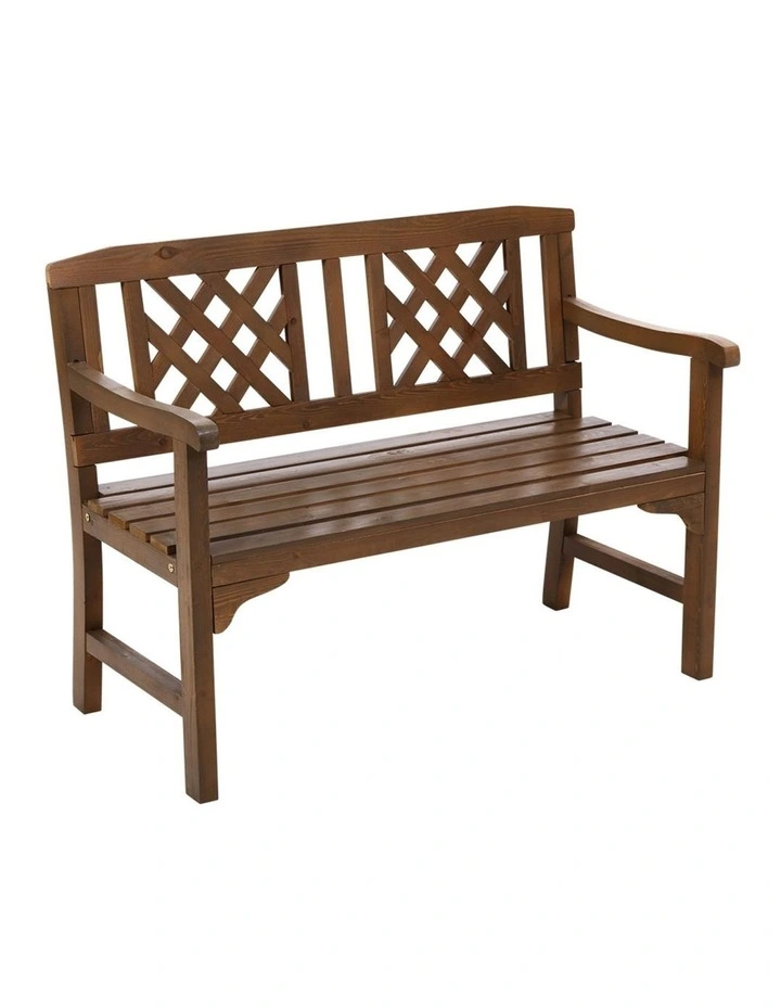 Gardeon Wooden Garden Bench Seat Patio Furniture Timber Outdoor Lounge Chair
