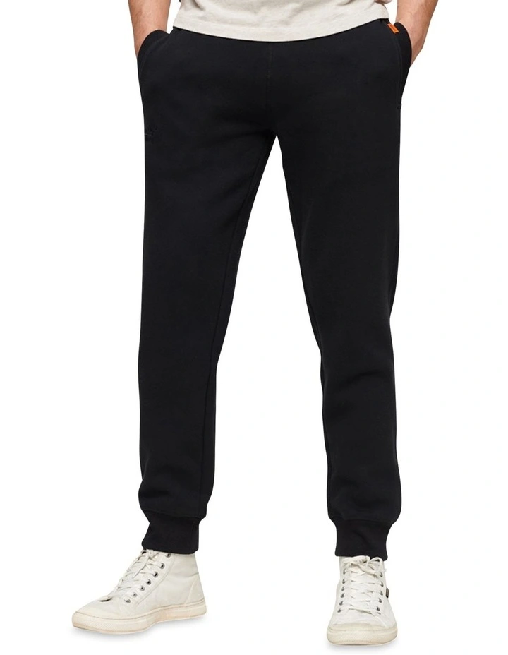 Essential Logo Joggers in Black