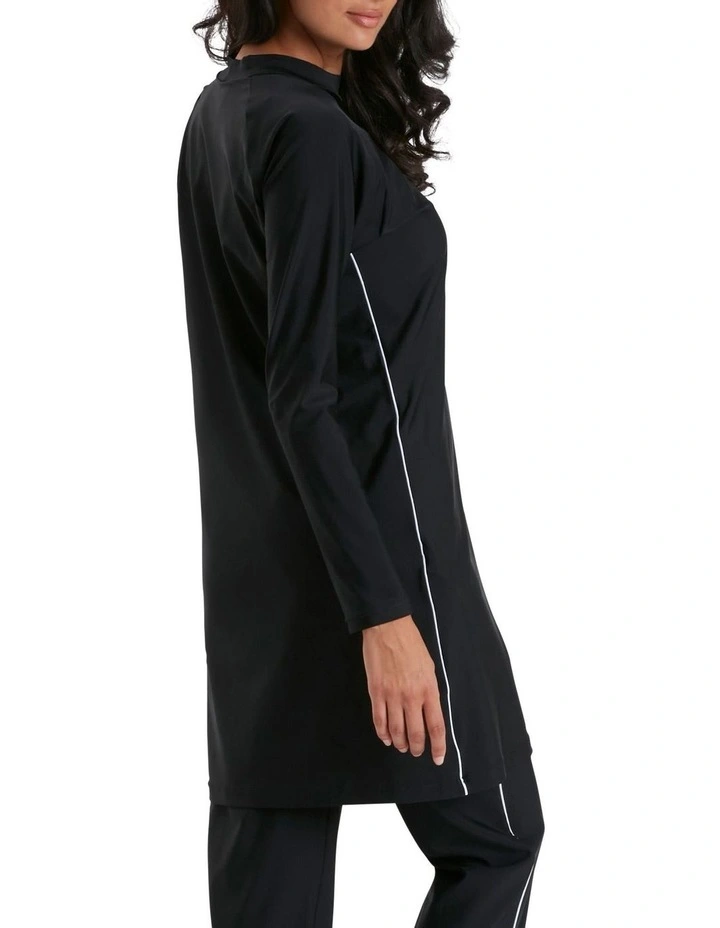 Swim Tunic in Black