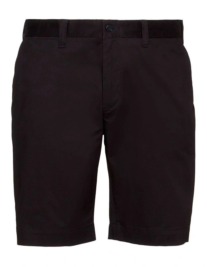 Big & Tall 1985 Collection Madison Twill Shorts in Black