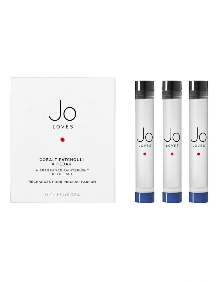 Cobalt Patchouli & Cedar Fragrance Paintbrush Refill Set (3x7ml)