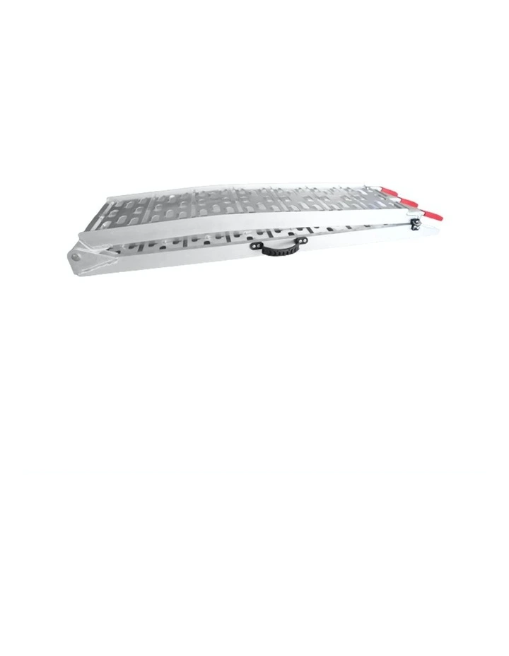 Foldable Aluminium ATV Trailer Ramp in Silver