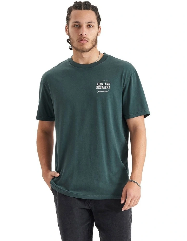 Overview Relaxed Tee in Green