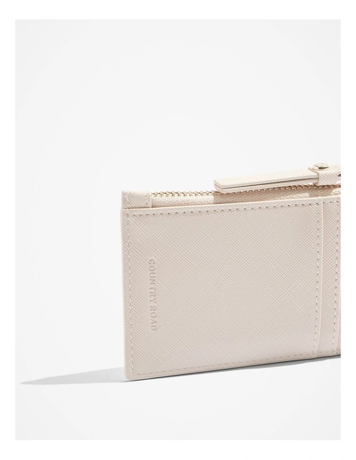 Branded Credit Card Purse in Oyster