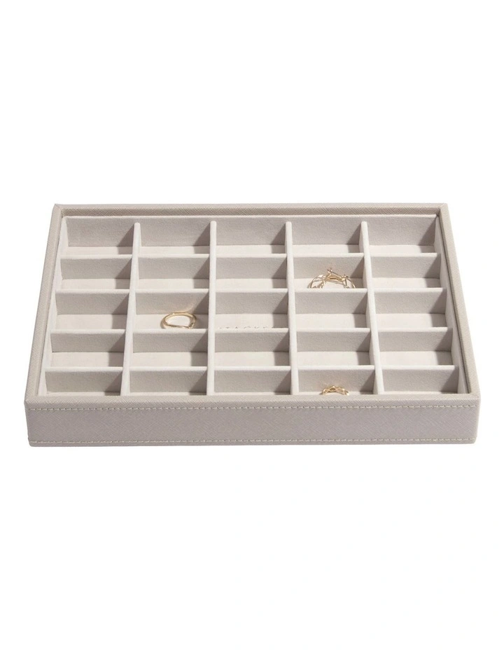 Classic Small Trinkets Layer Taupe Jewellery Box