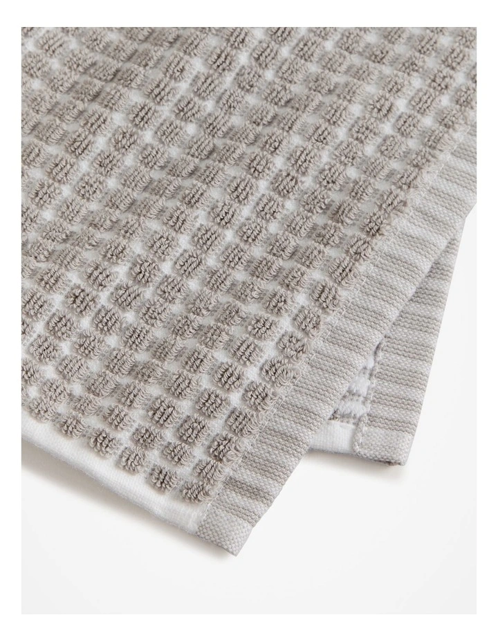 Luma Australian Cotton Face Washer in Pale Grey