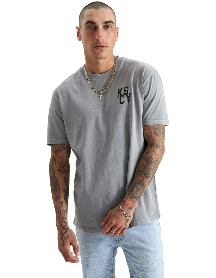 Loara Relaxed Tee in Pigment Skyrocket