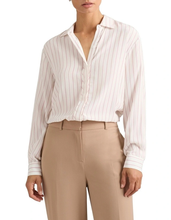 Rosemary Stripe Shirt in Parfait Stripe