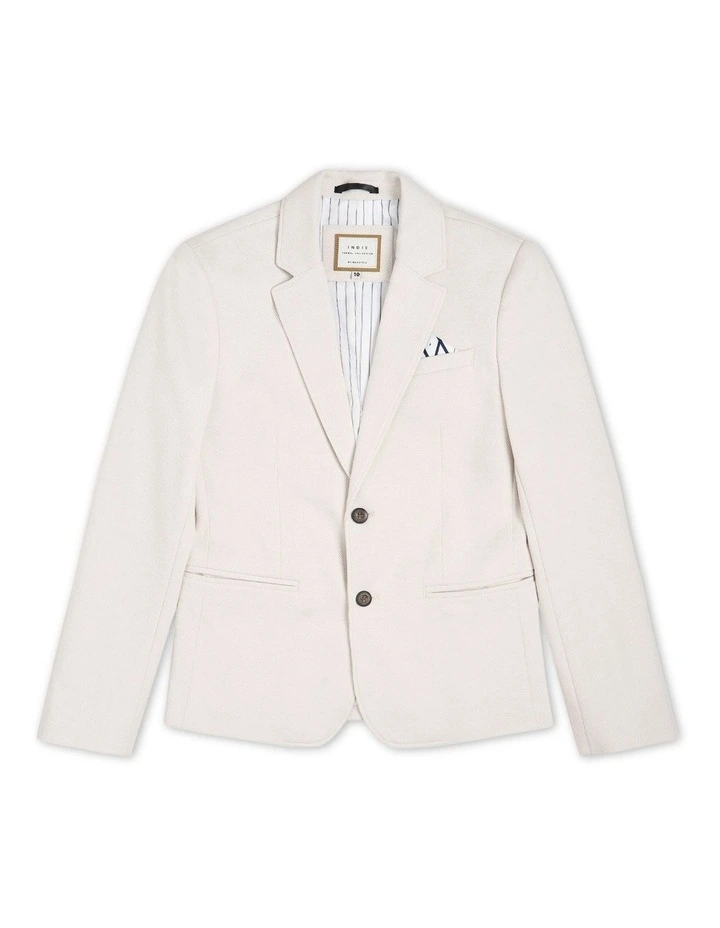Caulfield Blazer (Sizes 8-12) in Talc