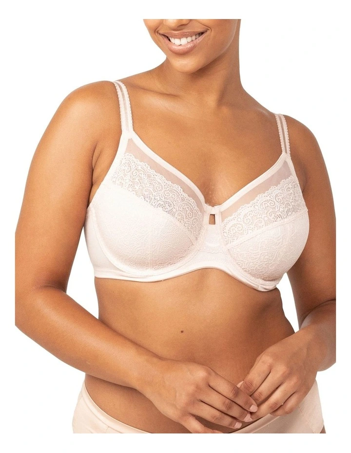 Sheer with Underwire Bra in Pink