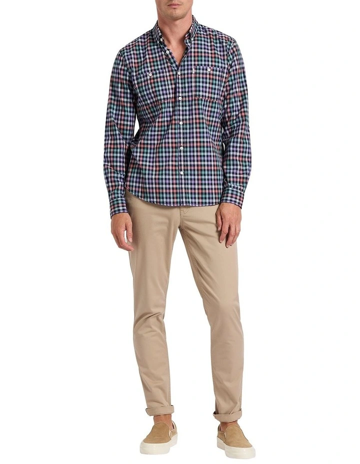 Barrie Checked Shirt in Autumn Check