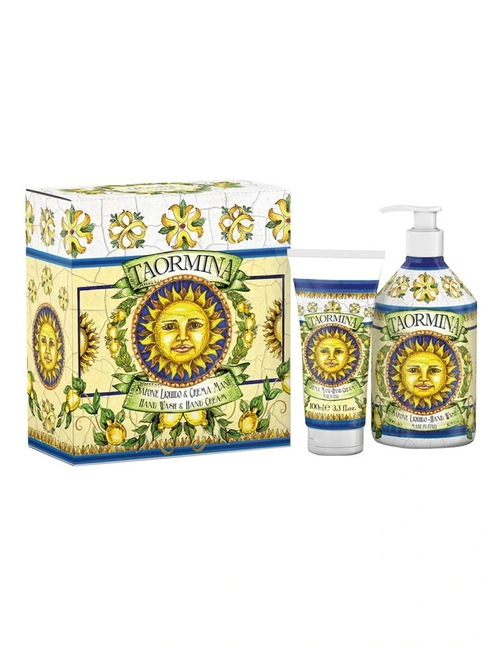 Taormina Hand Wash and Hand Cream Gift Set in Multicolour