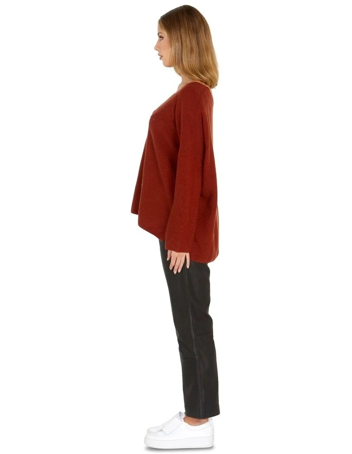 Ordinary Love V Neck Knit Top