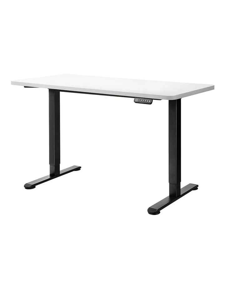 Electric Dual Motor Height Adjustable Motorised Standing Desk 120cm in White