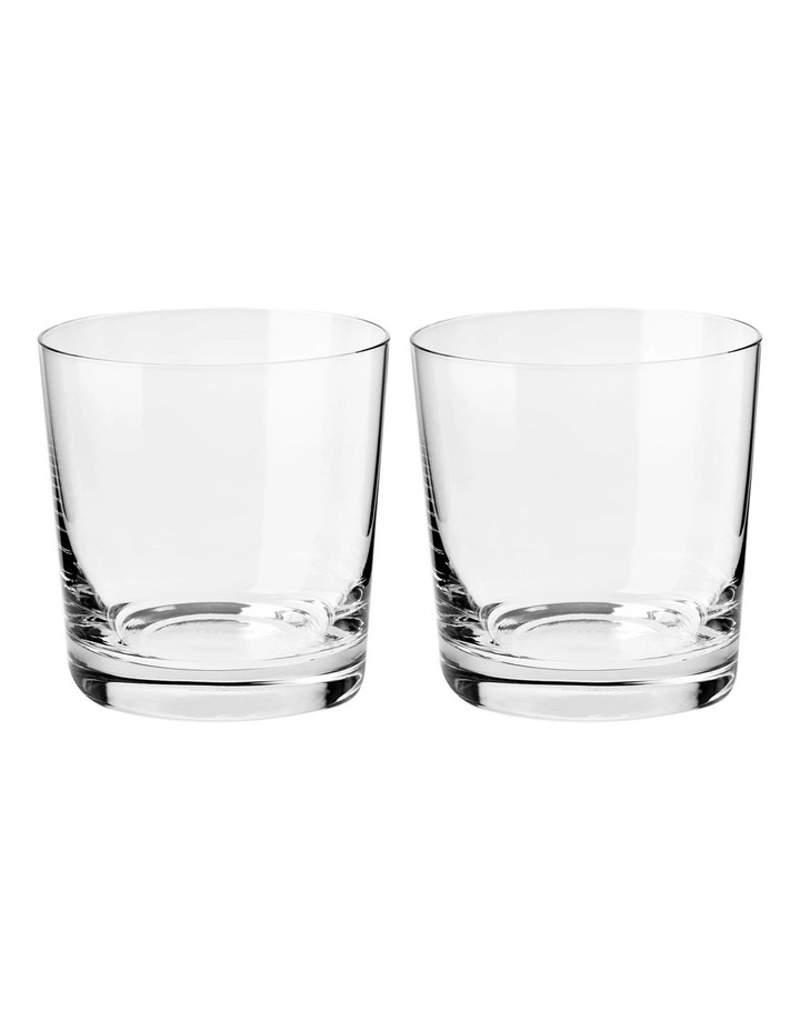 Duet Whisky Glass Set of 2 300ml in Clear