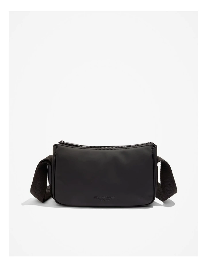 Coated Crossbody in Black