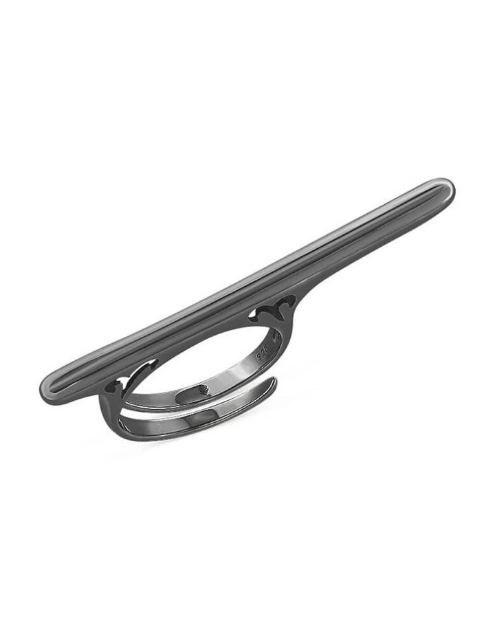 Pathway Ring in Black