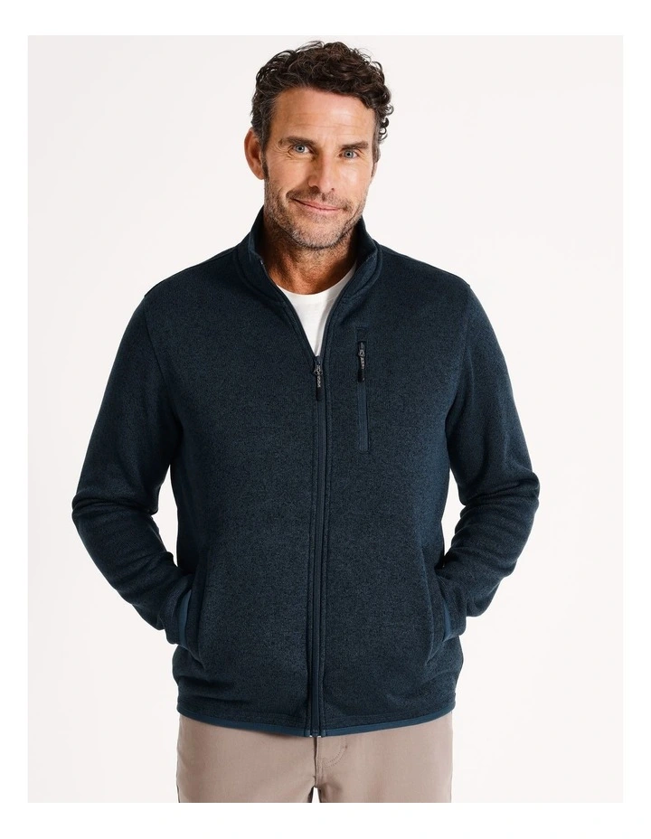 Ribble Valley Fleece Sweat in Navy