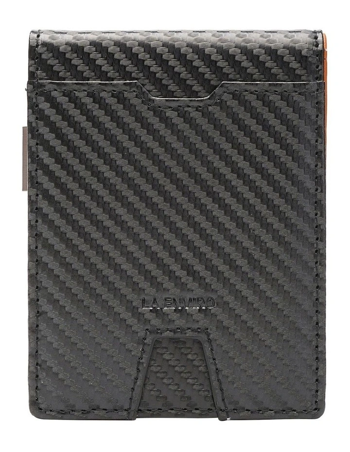Yamba Minimalist Slim Bifold Front Pocket Vegan Leather Wallet in Two Tone