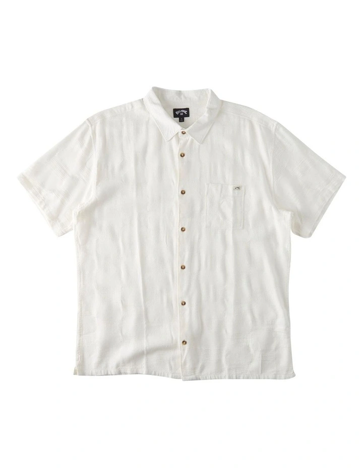 Sundays Jacquard Shirt in Off White