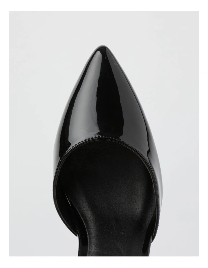 Alex Ankle Strap Heels in Black
