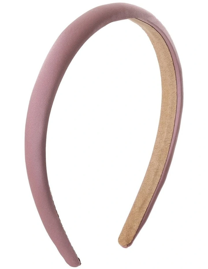 Thin Fabric Headband in Pink