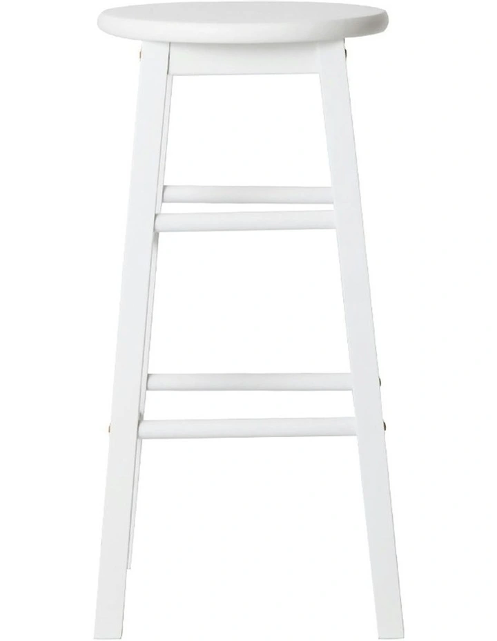 Marley Wooden Bar Stools in White