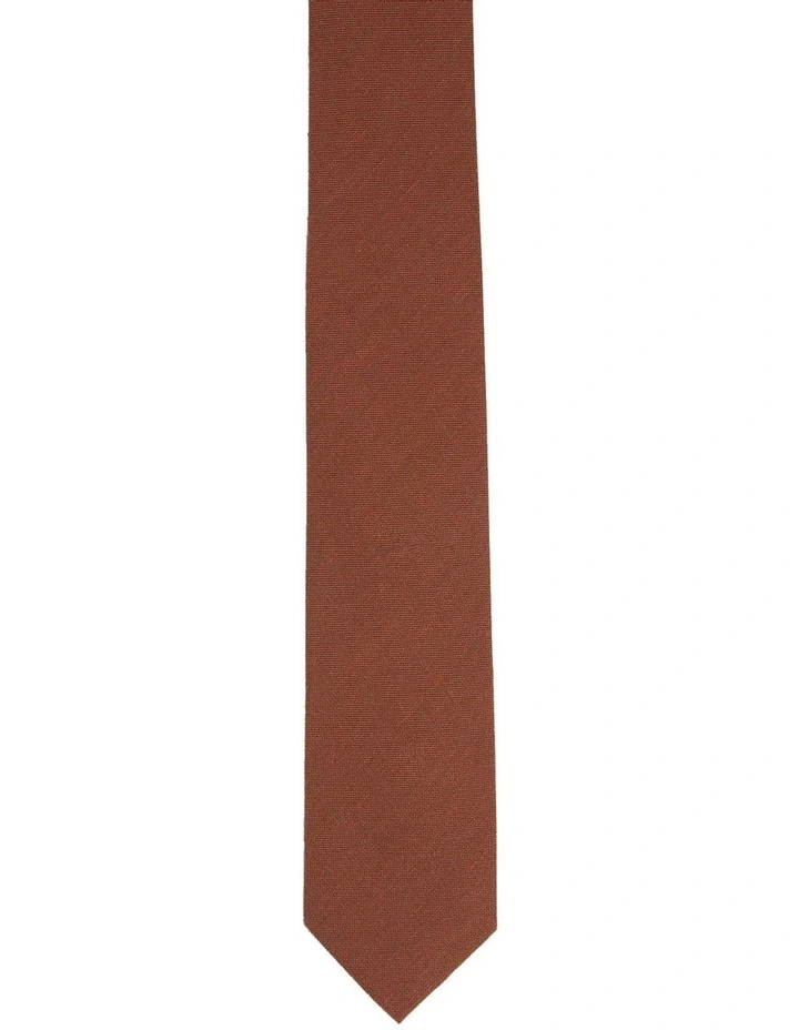 Woven Tie in Ginger