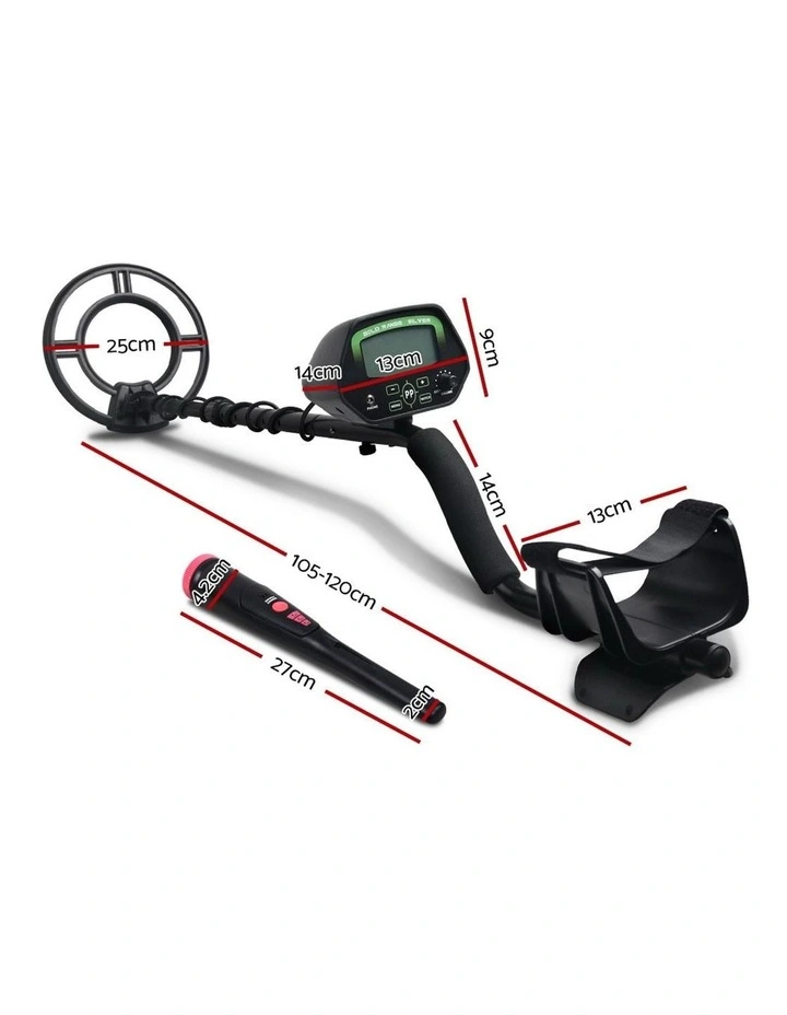220mm Metal Detector with Pinpointer