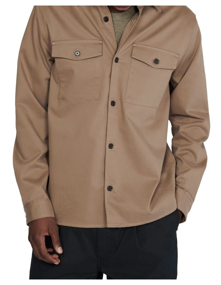 Glibbon Overshirt in Walnut