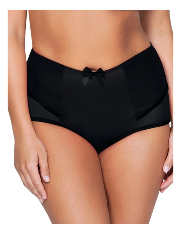 Charlotte High Waist Brief in Black