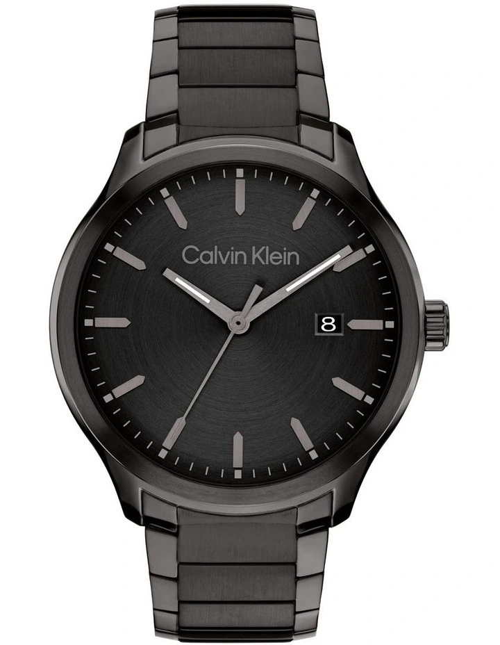 Define Stainless Steel Watch in Black