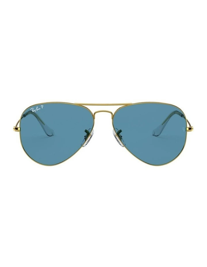 Aviator Gold RB3025 Polarised Sunglasses