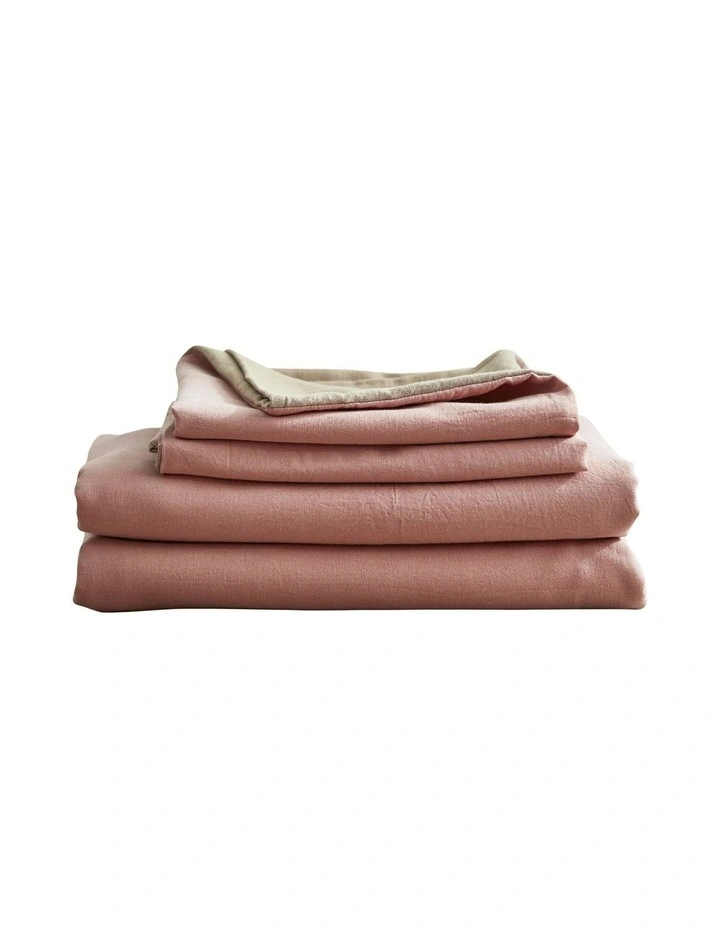Duvet Quilt Cover Set Double in Red